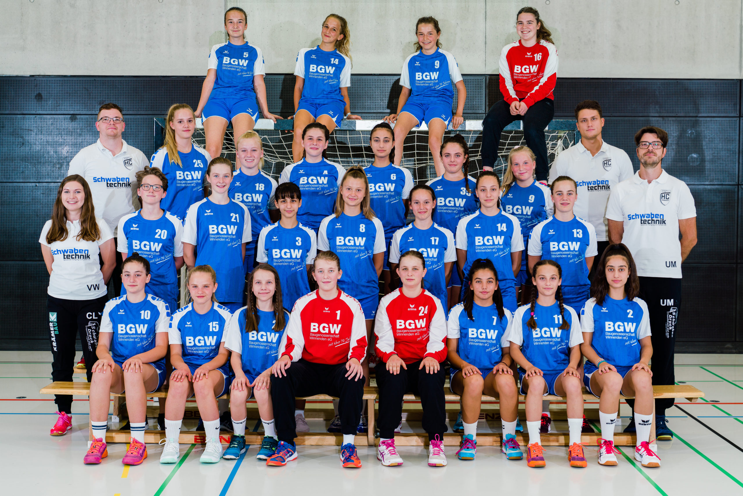 Weibliche Jugend C2 2019/2020 Handball Club Winnenden